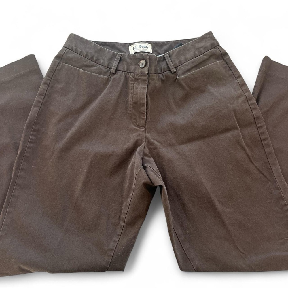 L.L.Bean Favorite Fit Curvy Chino Pants - Size 12 Reg